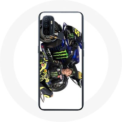 Coque Valentino Rossi A53 - Protection souple - Fond blanc - Publicité Coque Valentino Rossi A53 - Protection souple - Fond blanc - Publicité