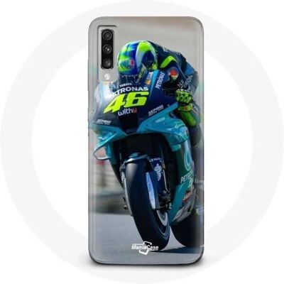 Coque pour Samsung Galaxy A70 Valentino Rossi - Pilote de vitesse - Publicité Coque pour Samsung Galaxy A70 Valentino Rossi - Pilote de vitesse - Publicité