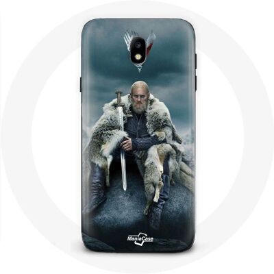 Coque Galaxy S5 Vikings Ragnar Lothbrok - Épée V, Fond Brouillard Gris - Publicité Coque Galaxy S5 Vikings Ragnar Lothbrok - Épée V, Fond Brouillard Gris - Publicité