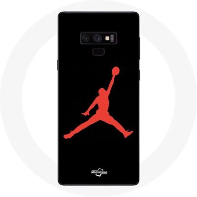 Coque pour Samsung Galaxy Note 9 Logo Rouge Michael Jordan - Étui Téléphone - Publicité Coque pour Samsung Galaxy Note 9 Logo Rouge Michael Jordan - Étui Téléphone - Publicité