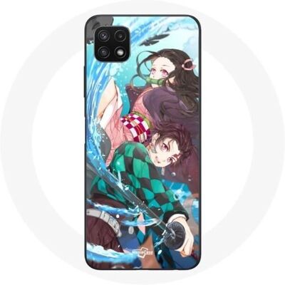 CAPACHEAP Galaxy A22 5G Tanjiro Nezuko Anime - Cover CAPACHEAP Galaxy A22 5G Tanjiro Nezuko Anime - Cover