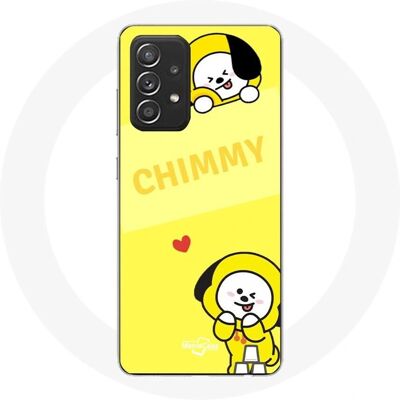 Coque Jaune BT21 Samsung Galaxy A33 5G - BTS Chimmy - Publicité Coque Jaune BT21 Samsung Galaxy A33 5G - BTS Chimmy - Publicité