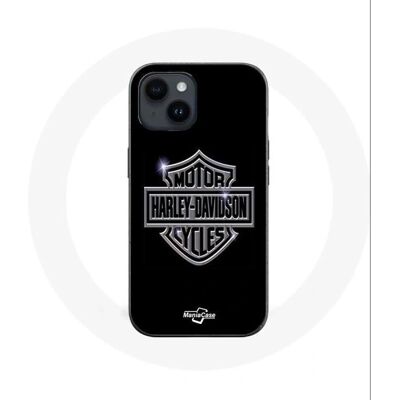 Coque Harley Davidson iPhone 14 - Logo de moto - Publicité Coque Harley Davidson iPhone 14 - Logo de moto - Publicité