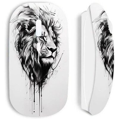 Souris sans fil Regal Roar Lion Majestueux - Accessoire Informatique Souris sans fil Regal Roar Lion Majestueux - Accessoire Informatique