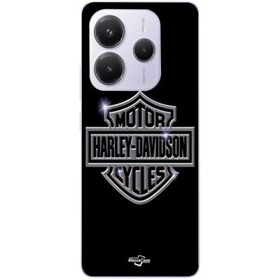 Coque Harley Davidson Xiaomi Redmi Note 14 5G - Gris/Noir - Étui téléphone - Publicité Coque Harley Davidson Xiaomi Redmi Note 14 5G - Gris/Noir - Étui téléphone - Publicité
