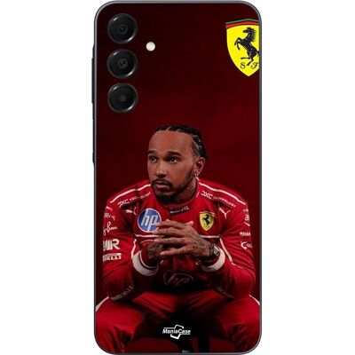 Coque officielle Ferrari en silicone pour Samsung Galaxy A16 - Noir - Publicité Coque officielle Ferrari en silicone pour Samsung Galaxy A16 - Noir - Publicité