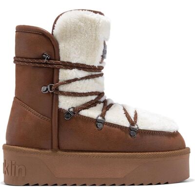Botas D.Franklin Nordic V.2 Trk Camel Resistente à Água - Feminino Botas D.Franklin Nordic V.2 Trk Camel Resistente à Água - Feminino