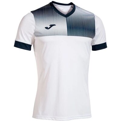 T-Shirt à manches courtes blanc et marine - Joma T-Shirt à manches courtes blanc et marine - Joma
