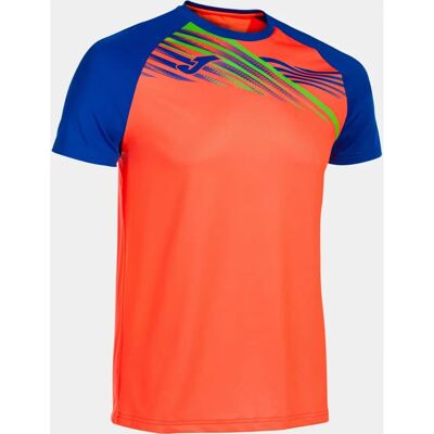 T-Shirt Joma Elite X Orange Bleu Course - Publicité T-Shirt Joma Elite X Orange Bleu Course - Publicité