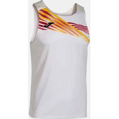 Camiseta de corrida branca JOMA Elite X para meninos - Roupa esportiva Camiseta de corrida branca JOMA Elite X para meninos - Roupa esportiva