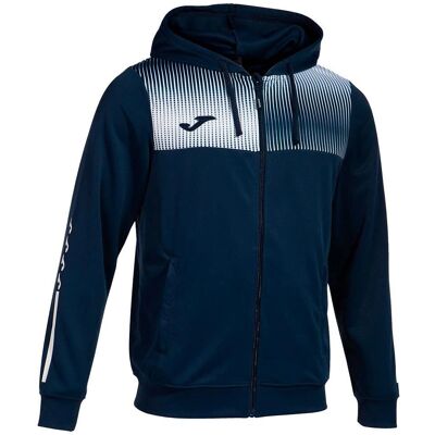 JOMA - Supernova Eco Zip - Blu - Hooded Zip Sweatshirt JOMA - Supernova Eco Zip - Blu - Hooded Zip Sweatshirt