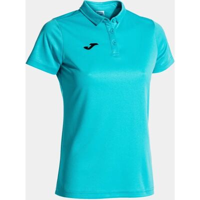Camisa polo feminina Joma Hobby S/S Turquesa - Polo Camisa polo feminina Joma Hobby S/S Turquesa - Polo