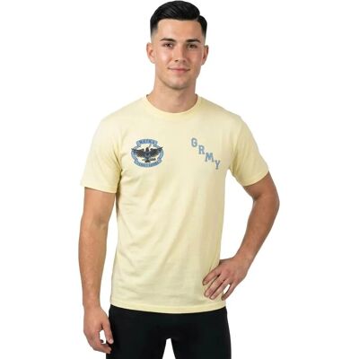 Grimey - Causing Panic The Mecha - Jaune - 3XL - T-shirt - Publicité Grimey - Causing Panic The Mecha - Jaune - 3XL - T-shirt - Publicité
