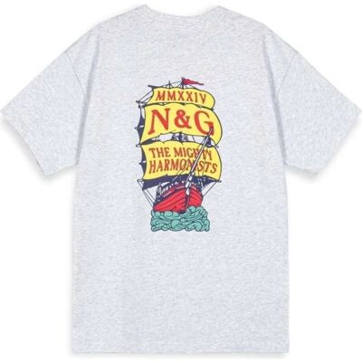 Grimey - Mighty Harmonist Nautica X Grmy - Blanco - Camiseta Grimey - Mighty Harmonist Nautica X Grmy - Blanco - Camiseta
