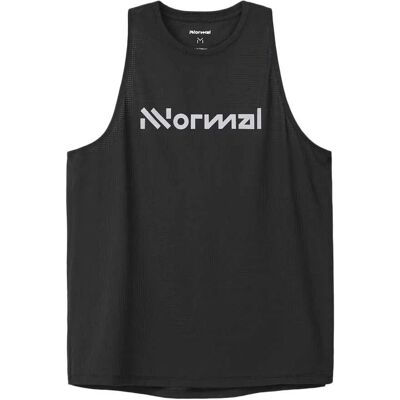 Camiseta sin mangas NNormal Race negro blanco mujer - L Camiseta sin mangas NNormal Race negro blanco mujer - L
