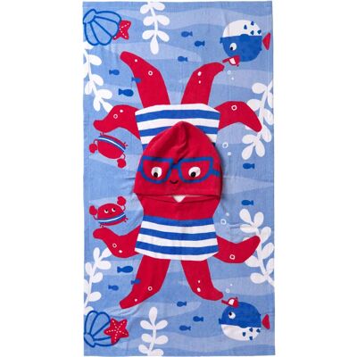 Mayoral Oktopus Kapuzentuch - Weiche Baumwolle, Blau, Kinder Mayoral Oktopus Kapuzentuch - Weiche Baumwolle, Blau, Kinder