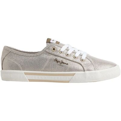 Pepe Jeans Baskets Doré - Chaussures Décontractées Pepe Jeans Baskets Doré - Chaussures Décontractées