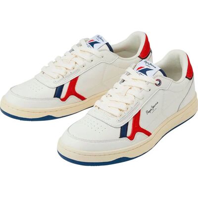 Pepe Jeans Kore Vintage Sneakers en Cuir - Baskets Décontractées - Publicité Pepe Jeans Kore Vintage Sneakers en Cuir - Baskets Décontractées - Publicité