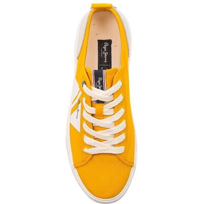 Pepe Jeans Allen Flag Żółte Sneakers - Casual Buty Mężczyzn Pepe Jeans Allen Flag Żółte Sneakers - Casual Buty Mężczyzn
