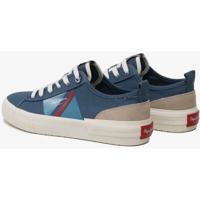 Pepe Jeans PMS30903 Baskets Casuelles Bleues - Sneakers - Publicité Pepe Jeans PMS30903 Baskets Casuelles Bleues - Sneakers - Publicité