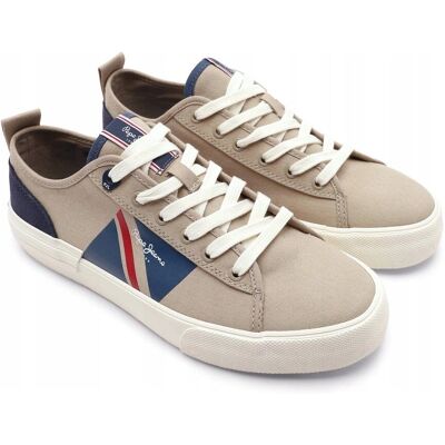 Pepe Jeans PMS30903 Baskets vulcanisées gris - Casual - Publicité Pepe Jeans PMS30903 Baskets vulcanisées gris - Casual - Publicité