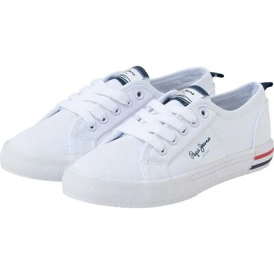 Λευκά sneakers Brady της Pepe Jeans - Casual Λευκά sneakers Brady της Pepe Jeans - Casual