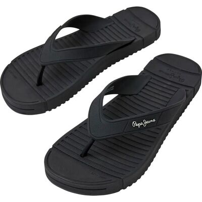 Tongs noires Pepe Jeans - Vêtements de plage - Publicité Tongs noires Pepe Jeans - Vêtements de plage - Publicité
