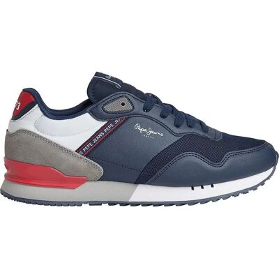 Pepe Jeans London Bright M Marine Buty Sportowe - Sports Shoes Pepe Jeans London Bright M Marine Buty Sportowe - Sports Shoes