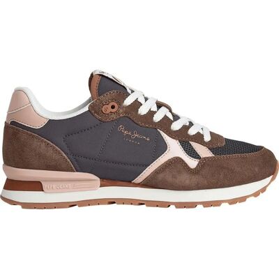 Pepe Jeans PLS31522 Baskets en Cuir Marron - Baskets - Publicité Pepe Jeans PLS31522 Baskets en Cuir Marron - Baskets - Publicité