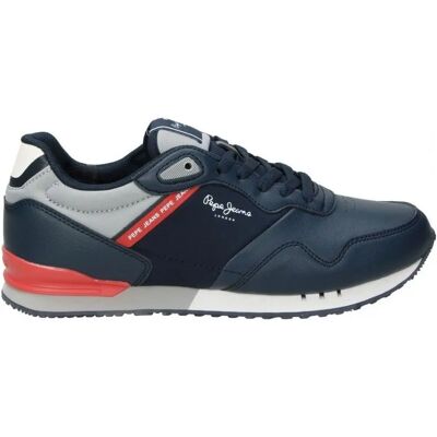 Pepe Jeans PBS30579 London Bright B marinblå sneakers - Skor Pepe Jeans PBS30579 London Bright B marinblå sneakers - Skor