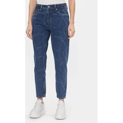 Pepe Jeans Niebieskie Tapered Fit Dżinsy Pepe Jeans Niebieskie Tapered Fit Dżinsy