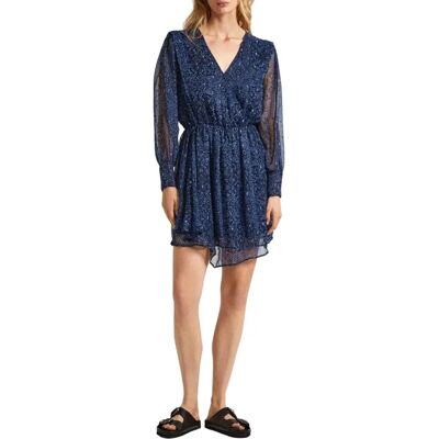 Pepe Jeans Robe Décontractée Marine - Robe Pepe Jeans Robe Décontractée Marine - Robe
