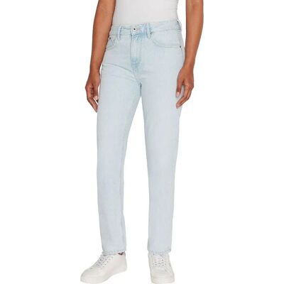 Pepe Jeans PL204592PF4 Høj Talje Rette Jeans - Jeans Pepe Jeans PL204592PF4 Høj Talje Rette Jeans - Jeans