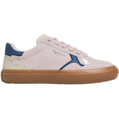 Pepe Jeans PLS31586 Zapatillas de Cuero Rosa - Calzado Pepe Jeans PLS31586 Zapatillas de Cuero Rosa - Calzado