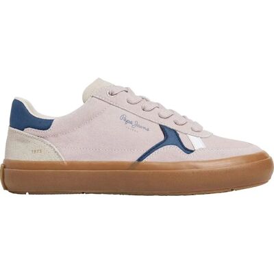 Pepe Jeans PLS31586 Baskets en Cuir Rose - Sneakers - Publicité Pepe Jeans PLS31586 Baskets en Cuir Rose - Sneakers - Publicité