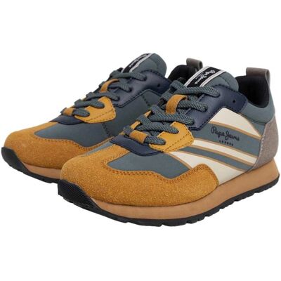 Pepe Jeans Modell PBS60001 Gröna Casual Sneakers Pepe Jeans Modell PBS60001 Gröna Casual Sneakers