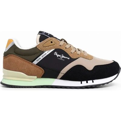 Pepe Jeans PBS40008 Baskets London Class Marron - Baskets - Publicité Pepe Jeans PBS40008 Baskets London Class Marron - Baskets - Publicité