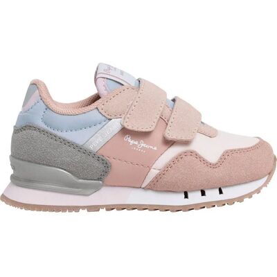 Pepe Jeans London Colors Rose Baskets - Sneakers - Publicité Pepe Jeans London Colors Rose Baskets - Sneakers - Publicité
