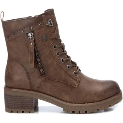 Refresh Taupe Ankle Boots - Casual Winter Footwear Refresh Taupe Ankle Boots - Casual Winter Footwear
