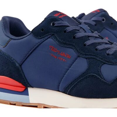 Baskets Bleues Teddy Smith - Casual - Publicité Baskets Bleues Teddy Smith - Casual - Publicité