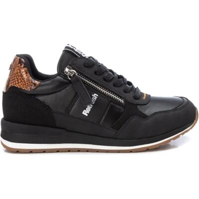 Sneakers Vegane Nere Refresh - Scarpe Casual Sneakers Vegane Nere Refresh - Scarpe Casual
