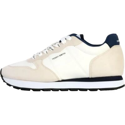 Sneakers blanches pour homme Teddy Smith - Casual - Publicité Sneakers blanches pour homme Teddy Smith - Casual - Publicité