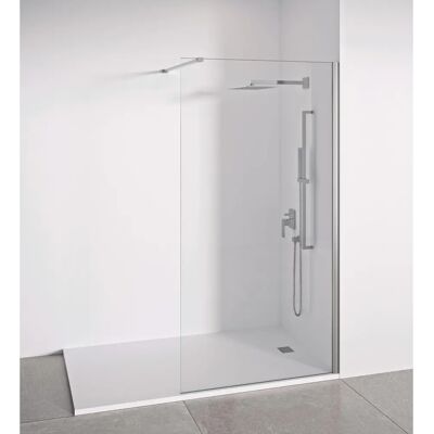 Bellobath - Modèle 8 mm - Argent Brillant - Largeur Ajustable - Paroi de Douche - Publicité Bellobath - Modèle 8 mm - Argent Brillant - Largeur Ajustable - Paroi de Douche - Publicité