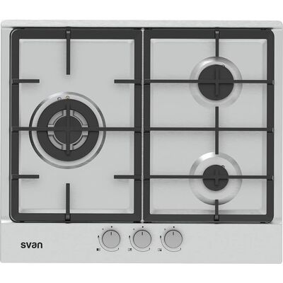 Svan SGW3600X - Acier inoxydable / Gris - Plaque de cuisson à gaz - Publicité Svan SGW3600X - Acier inoxydable / Gris - Plaque de cuisson à gaz - Publicité