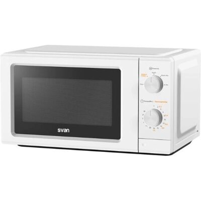 Micro-ondes Blanc Svan SMW19700 - 19L, 700W, Manuel, Minuterie 30 min - Publicité Micro-ondes Blanc Svan SMW19700 - 19L, 700W, Manuel, Minuterie 30 min - Publicité