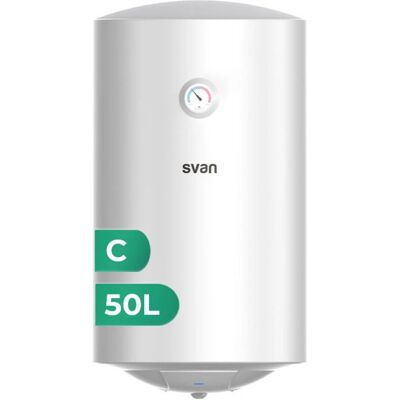 Svan ST5001S Calentador de agua - Vertical, 50L, 1500W, Blanco - Termo Svan ST5001S Calentador de agua - Vertical, 50L, 1500W, Blanco - Termo