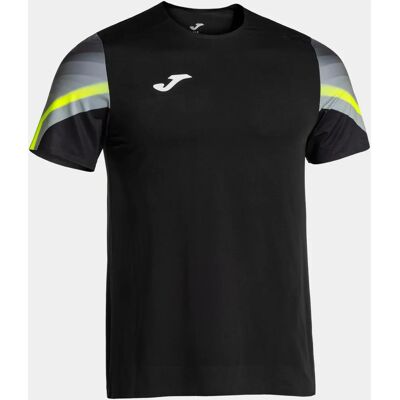 T-shirt Joma Elite XI manica corta nero giallo brillante T-shirt Joma Elite XI manica corta nero giallo brillante