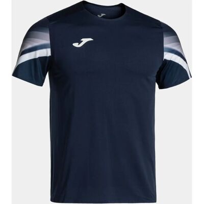 Maglietta Joma Elite XI Manica Corta Blu Scuro - Maglietta Maglietta Joma Elite XI Manica Corta Blu Scuro - Maglietta