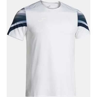 Joma Elite XI White Black Short Sleeve T-shirt - T-shirt Joma Elite XI White Black Short Sleeve T-shirt - T-shirt