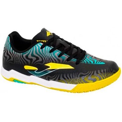 Joma Evolution Jr 2401 IN - Synthetikleder, Schnürung, Schwarz - Hallenfußballtrainer Joma Evolution Jr 2401 IN - Synthetikleder, Schnürung, Schwarz - Hallenfußballtrainer